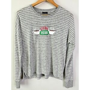 Warner Brothers Studio FRIENDS TV Show CENTRAL PERK Striped Shirt Womens Small